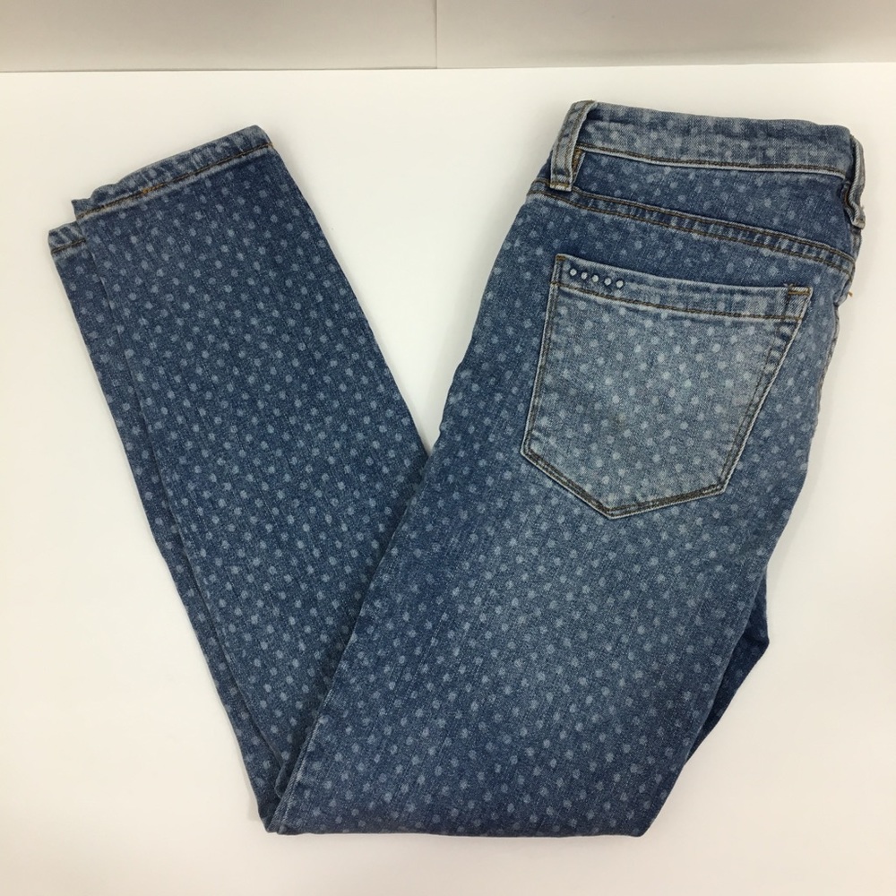 Blank NYC Light Wash Polka Dot Skinny Jean